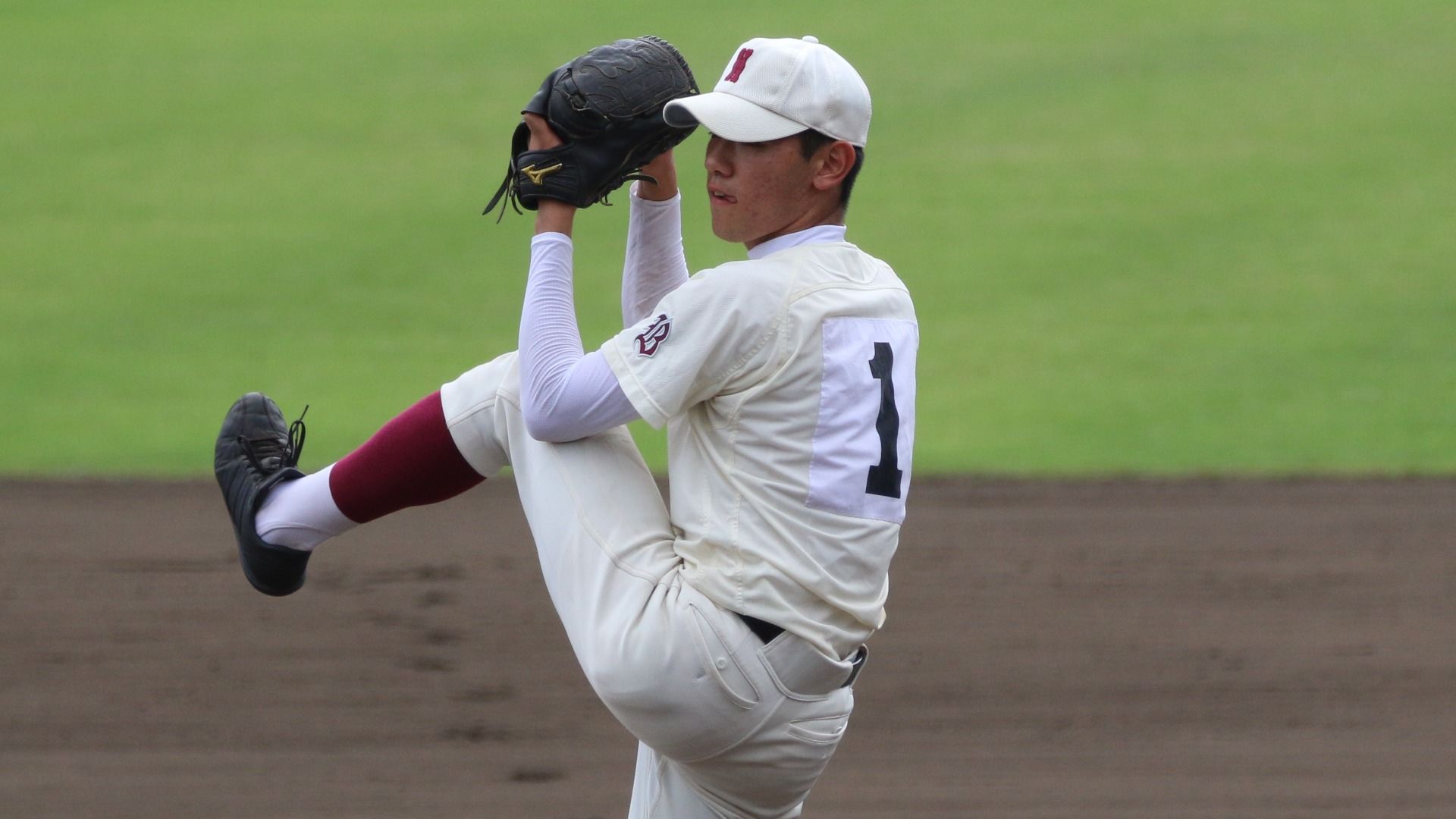 早稲田 野球部 練習用 シャツ ユニフォーム アイボリー 早実