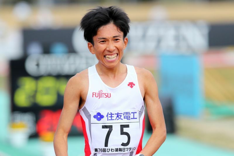 2021年のびわ湖毎日マラソンで日本新記録を樹立