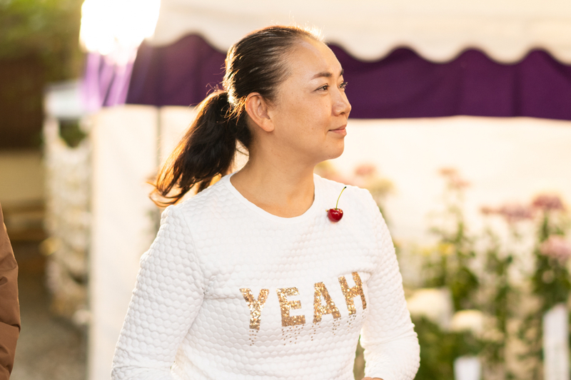 市ケ坪さゆりさん。「日本の伝統的な慶事には子どもを笑顔にする力がある」と語る