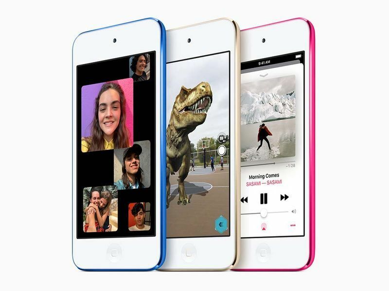 2019年発表の第7世代iPod touch（アップルのプレスリリースより）