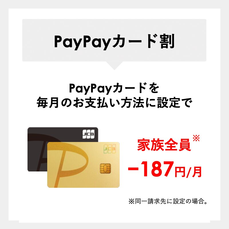 新たに始まる「PayPayカード割」（ソフトバンク提供資料より）