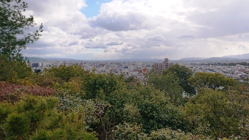 船岡山 山頂より南側をみた風景