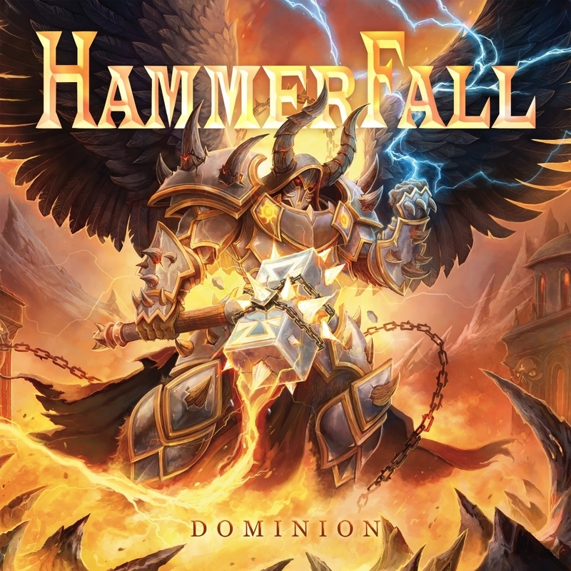 Hammerfall『Dominion』ジャケット（ワードレコーズ／現在発売中）