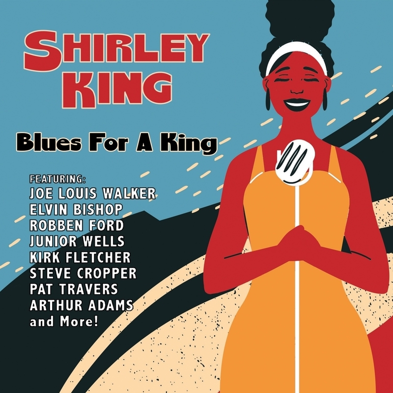 Shirley King『Blues For A King』ジャケット(Cleopatra Blues)現在発売中
