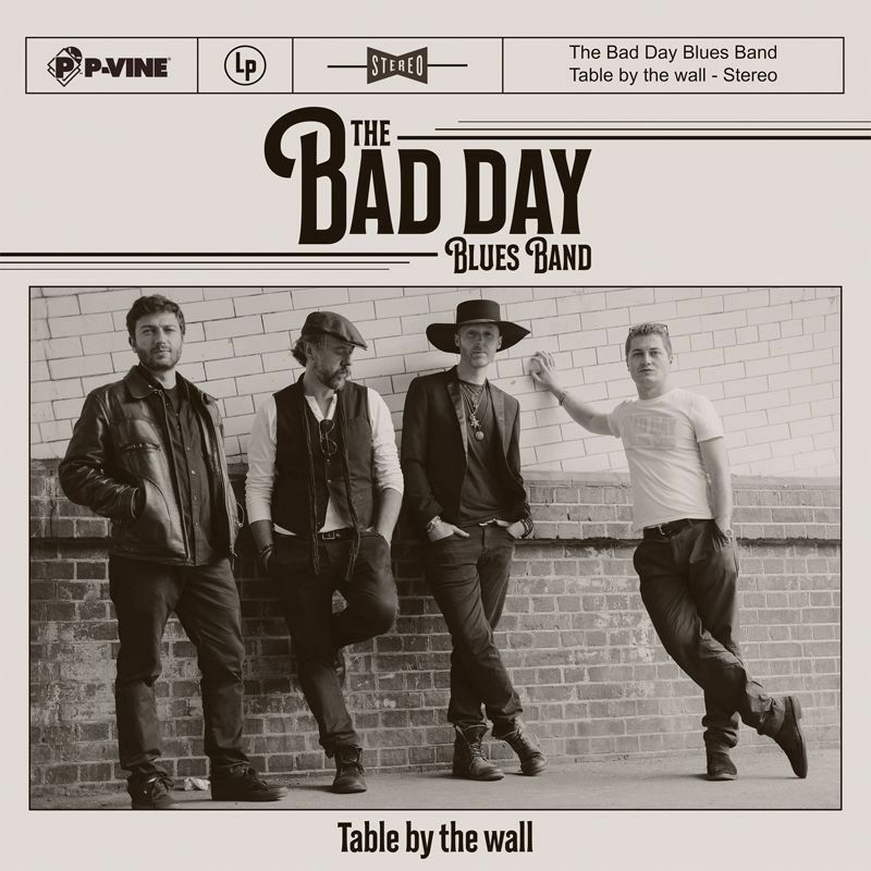 The Bad Day Blues Band『Table By The Wall』ジャケット（P-Vine Records / 2021年2月5日発売）