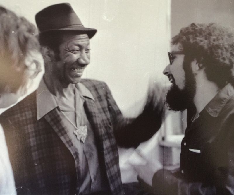 Hound Dog Taylor & Bruce Iglauer / photo by Nicole Fanelli