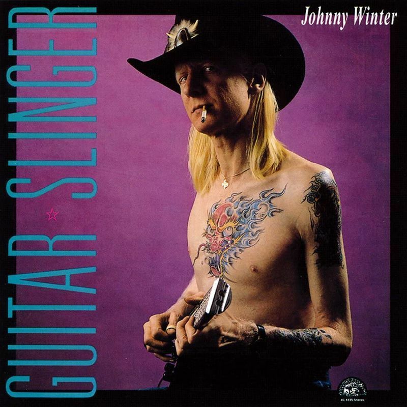 Johnny Winter『Guitar Slinger』ジャケット（Alligator Records / 現在発売中）