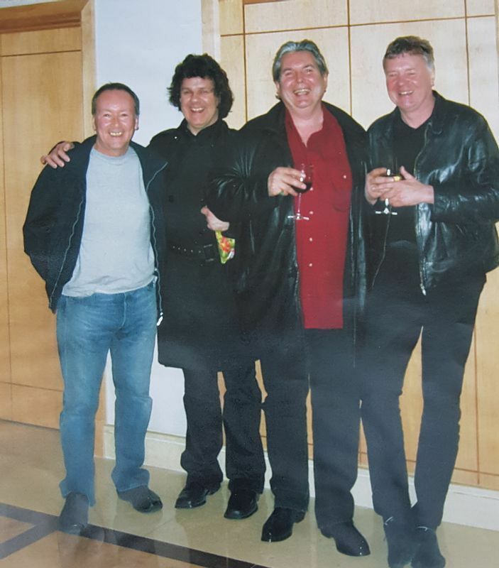 Brian Downey, Gary Moore, Pete Rees, Vic Martin / courtesy of Pete Rees
