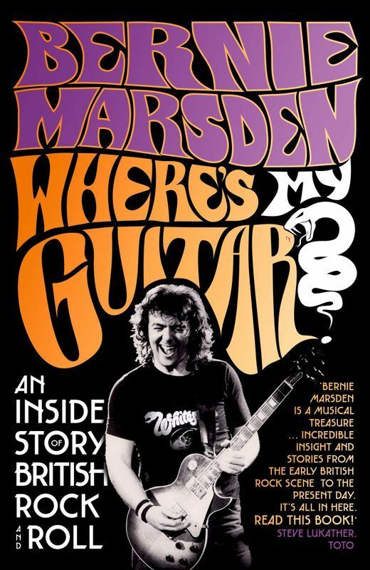 Bernie Marsden『Where's My Guitar?』表紙（Fourth Estate／現在発売中）
