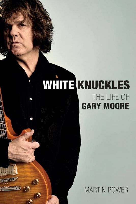 Martin Power『『White Knuckles: The Life Of Gary Moore』表紙（Omnibus Press／2022年6月発売予定）