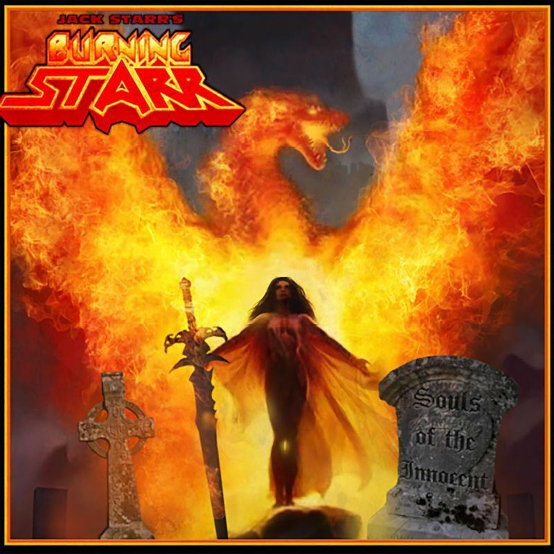 Jack Starr's Burning Starr『Souls Of The Innocent』ジャケット（Global Rock Records / 発売中）