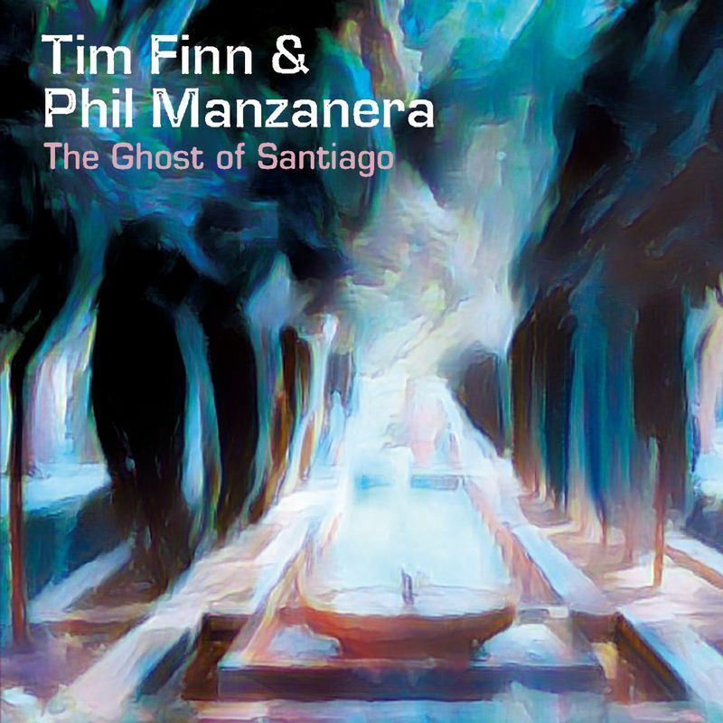 Tim Finn & Phil Manzanera『The Ghost Of Santiago』ジャケット（JUNE DREAM / IAC MUSIC JAPAN 2022年7月29日発売）