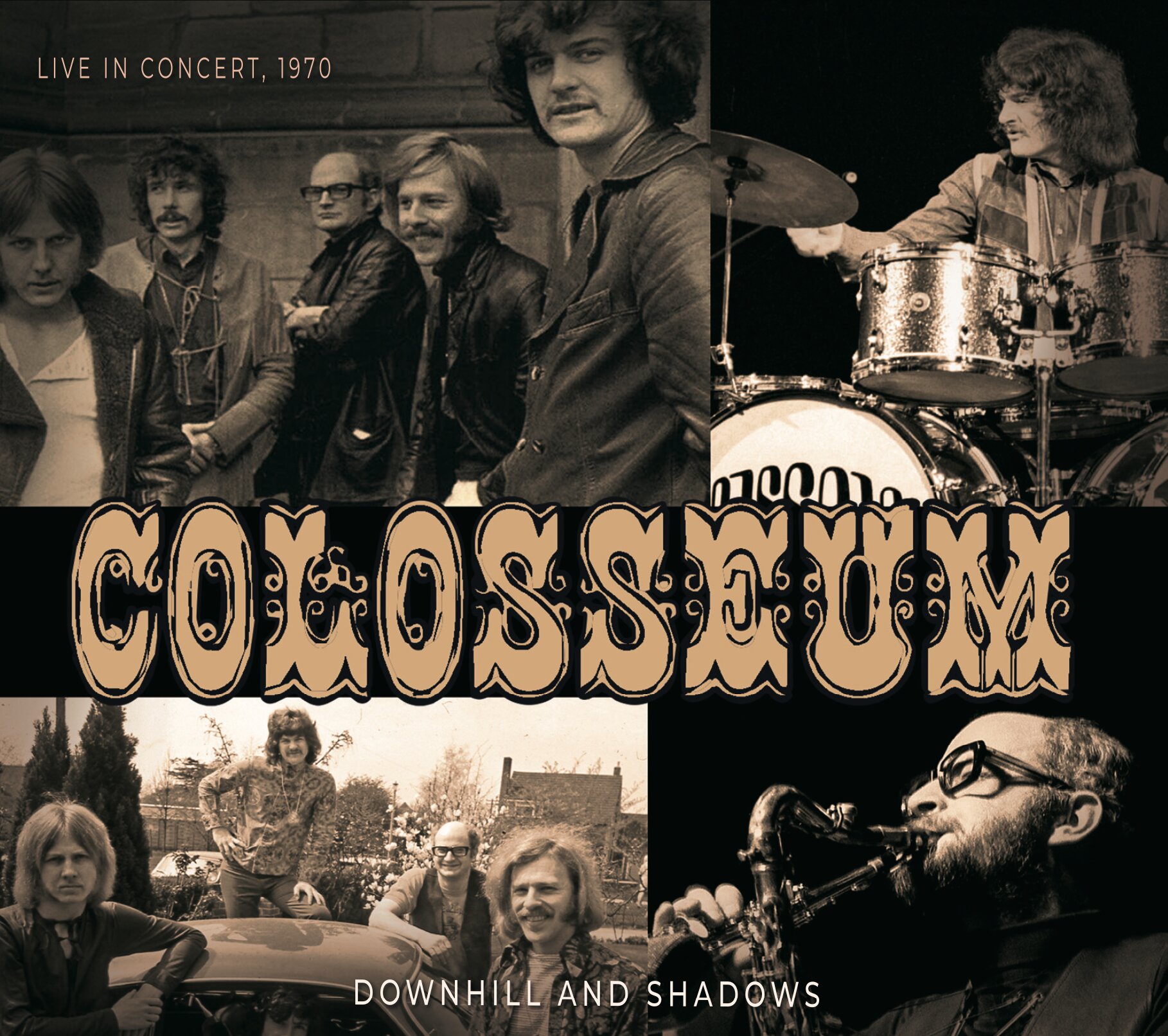 Colosseum『Downhill And Shadows』ジャケット（BSMF Records / 2024年5月29日発売）