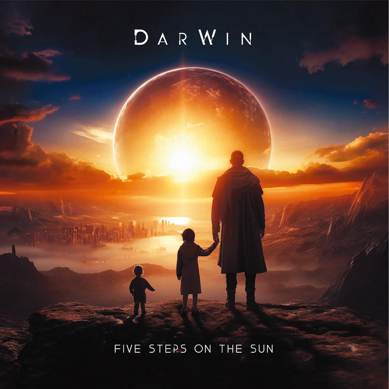 DarWin『Five Steps On The Sun』ジャケット（P-VINE Records / 2024年6月7日発売）