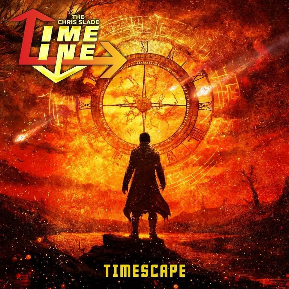 The Chris Slade Timeline『Timescape』ジャケット（Braveword Records／現在発売中）