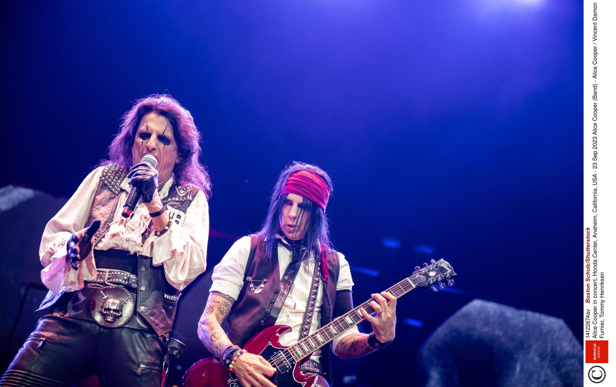 Tommy Henriksen with Alice Cooper