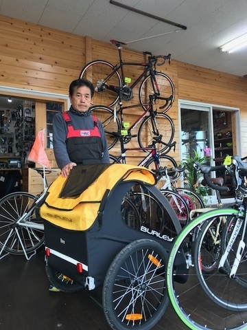 自転車事故の予防に力を注いでいるサイクルショップsudoのオーナー、須藤昭典さん（筆者撮影）