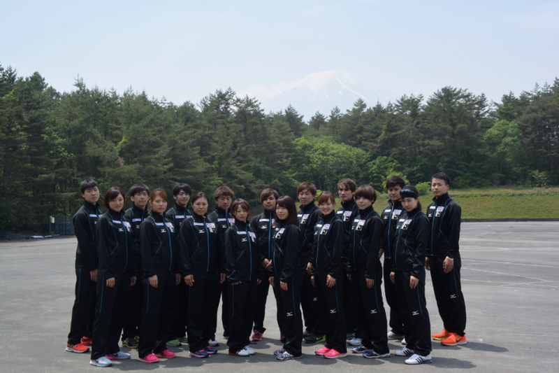 2016年、富士急で行なわれたナショナルチーム合宿（撮影：矢内由美子）