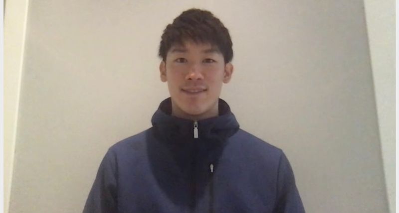 1月4日、オンラインで日本メディアの取材に応じた石川祐希(提供:株式会社グッドオンユー GOOD ON YOU LTD.)