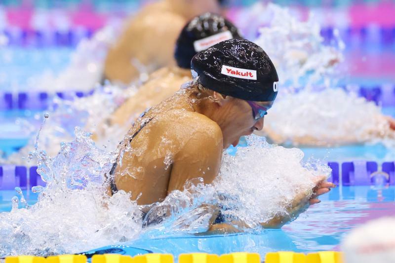 23年7月世界選手権での鈴木聡美の泳ぎ