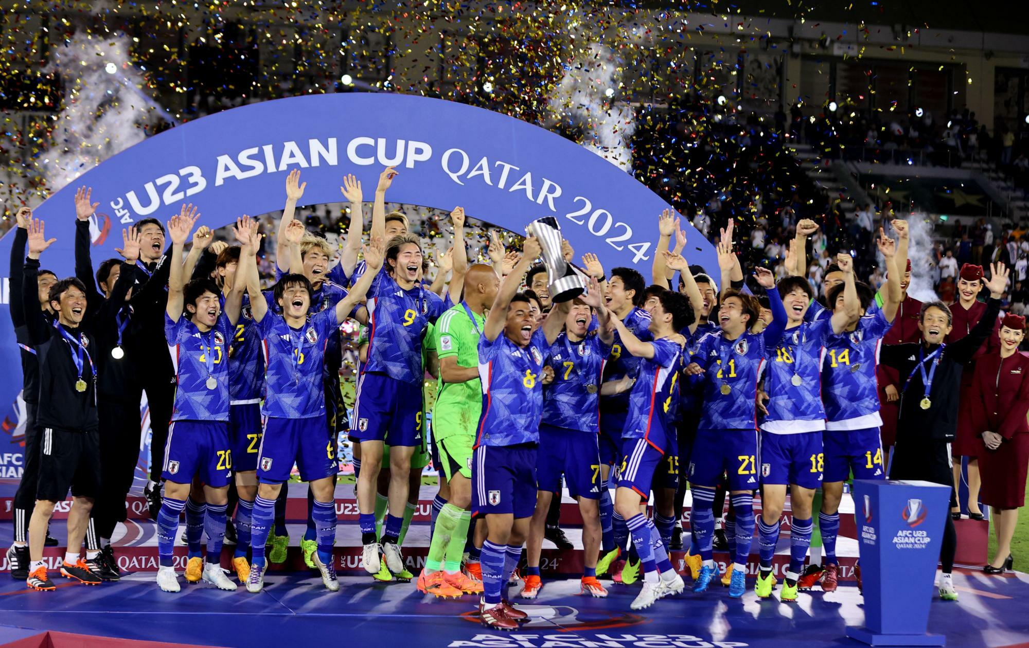 U23アジアカップで2大会ぶり2度目の優勝を飾ったU23日本代表