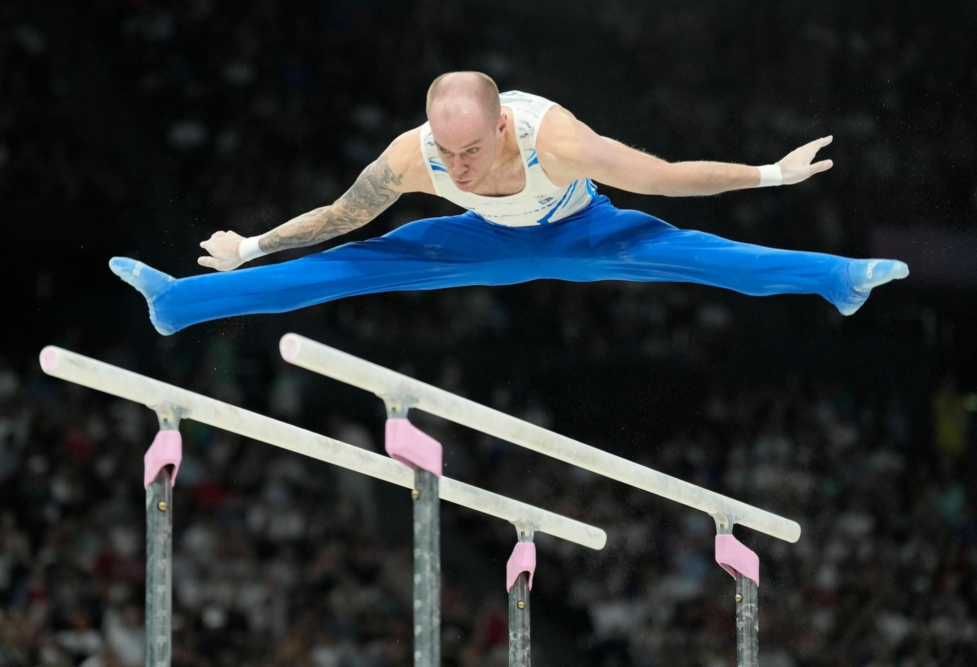 リオデジャネイロ五輪で種目別金メダルを獲得した得意の平行棒は、パリ五輪でも種目別決勝に進出した