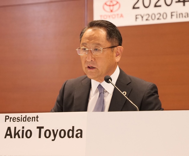 「トヨタを『強い企業』にしたいと思ったことはない」と語った豊田社長(トヨタ自動車提供)