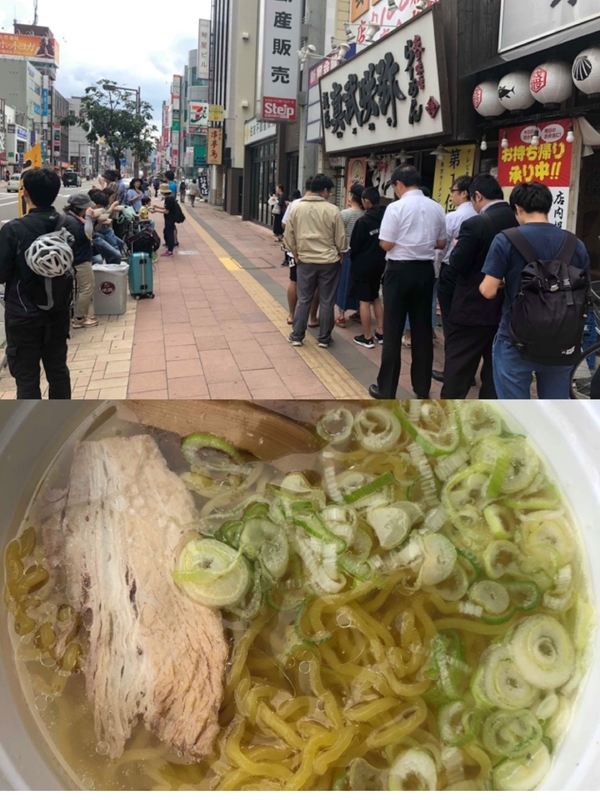 「麺匠 真武咲弥」(札幌市西区)では地震翌日の7日昼に「素ラーメン」を220食販売(写真:麺匠 真武咲弥)