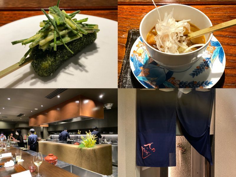 日本料理『傳』とフレンチ『フロリレージュ』がタッグを組んだ「デンクシフロリ」(表参道)。