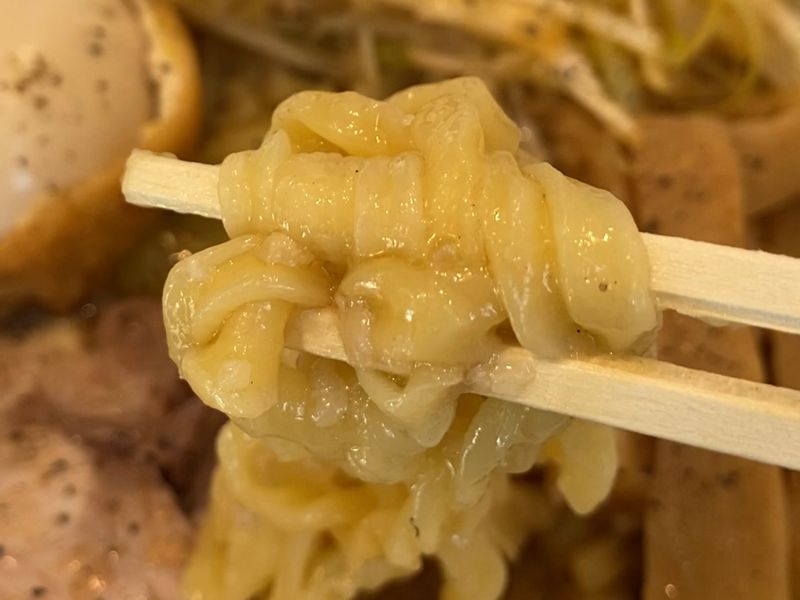 手打ちうどんの製法で作られた打ちたての自家製麺。