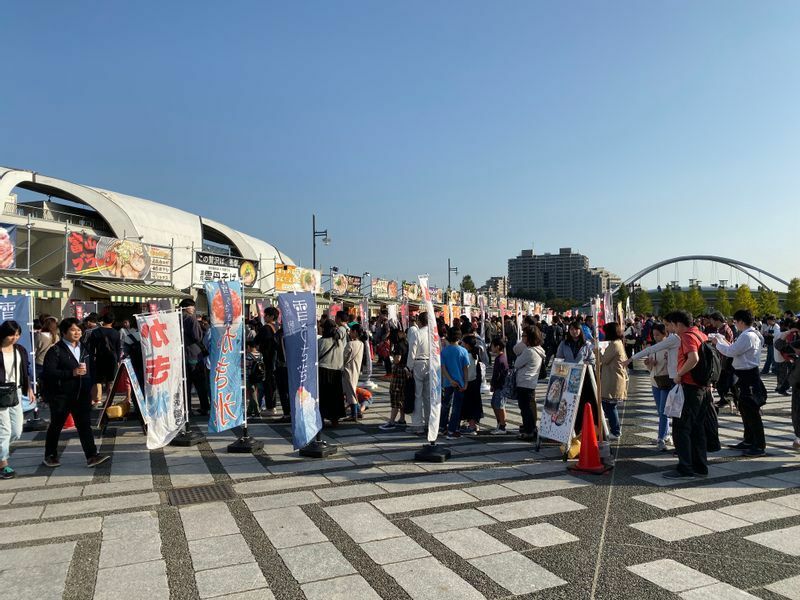 毎年多くの人が来場する日本最大級のラーメンイベント。