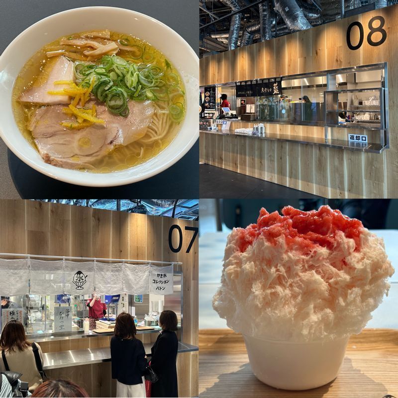 全国の人気ラーメン店やかき氷店が次々と登場する『POPUPラーメン』と『かき氷コレクション・バトン』。