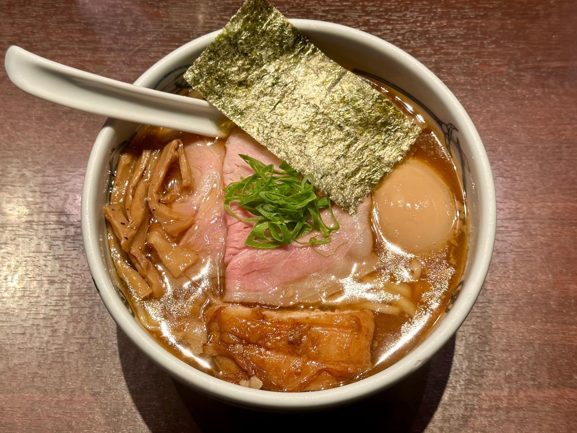 『創始麺屋武蔵』の「武蔵ら〜麺」。