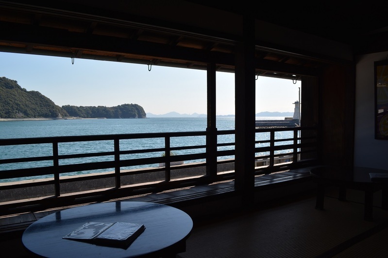 期間限定！】昭和レトロ珠のれん風景画（海）
