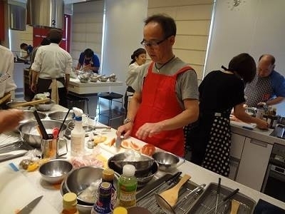 「京都いえのこと勉強会」で開催した料理講座の際の写真