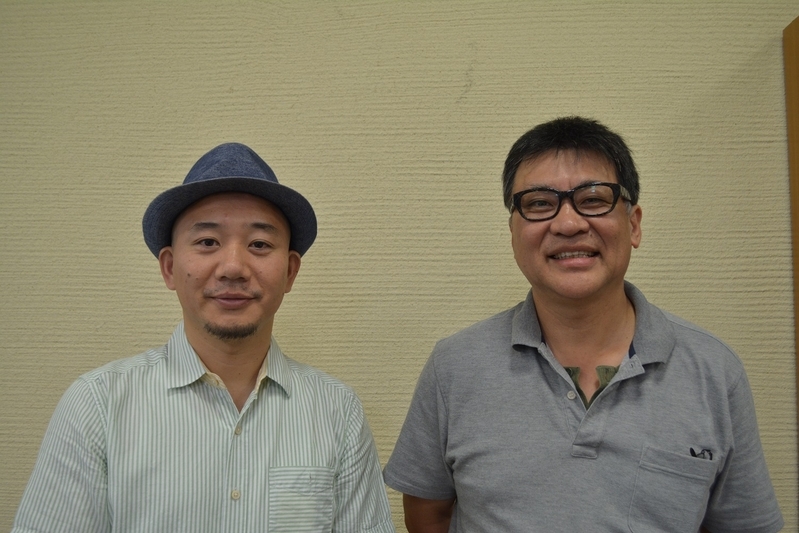 渡邊さん（写真右）と筆者