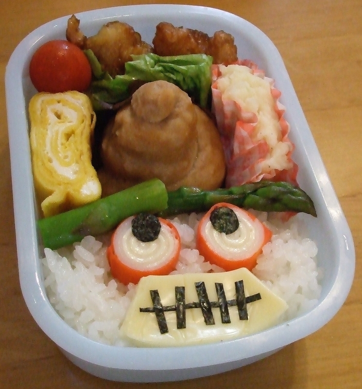 うんこ弁当（上田さん提供）