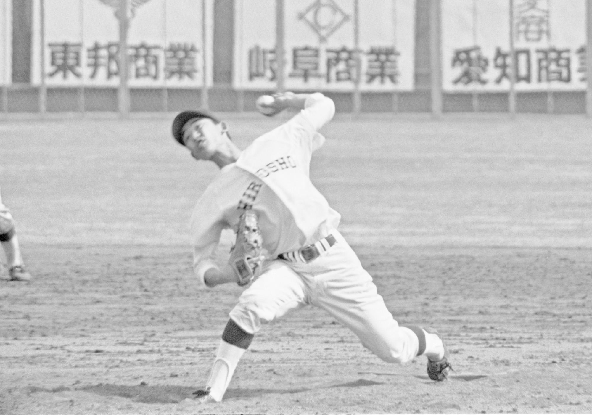 1973年の甲子園大会で春は準優勝、夏は優勝を果たした広島商の佃正樹投手