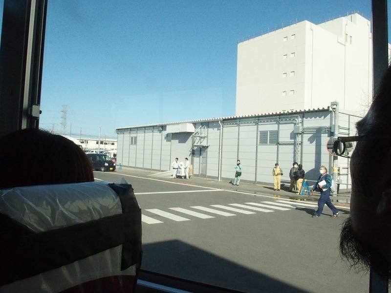 福島第一原子力発電所入口風景