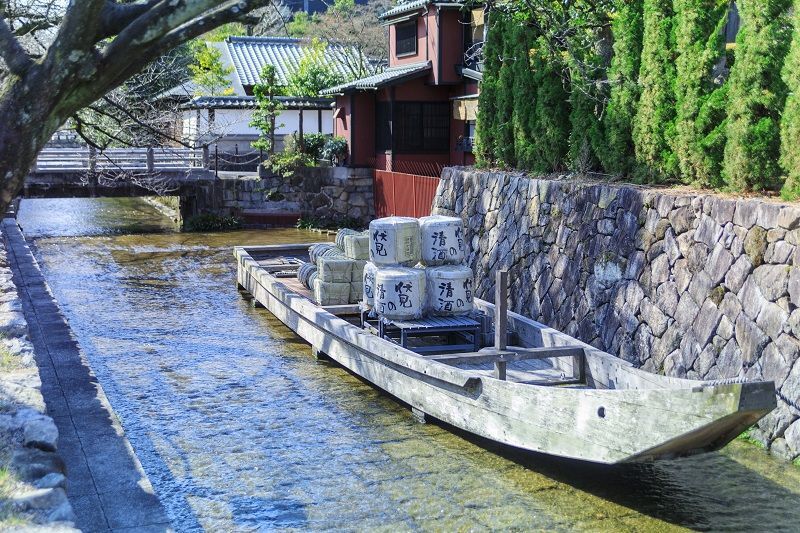 「OMO5京都三条」にほど近い、国の史跡にも指定された船着場跡「高瀬川一之船入(たかせがわいちのふないり)」(画像提供/星野リゾート)