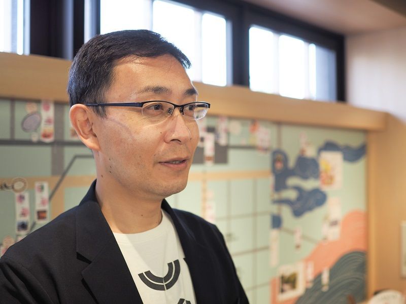 地元の理解を得るため、必死で京都の歴史や文化を勉強した。「ホテルの開業にあたり、ここまで文献を読み込んだのは初めて」と唐澤さんは語る(筆者撮影)