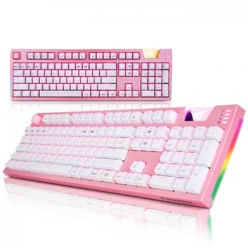 ピンク色のキーボードも！　ABKO提供