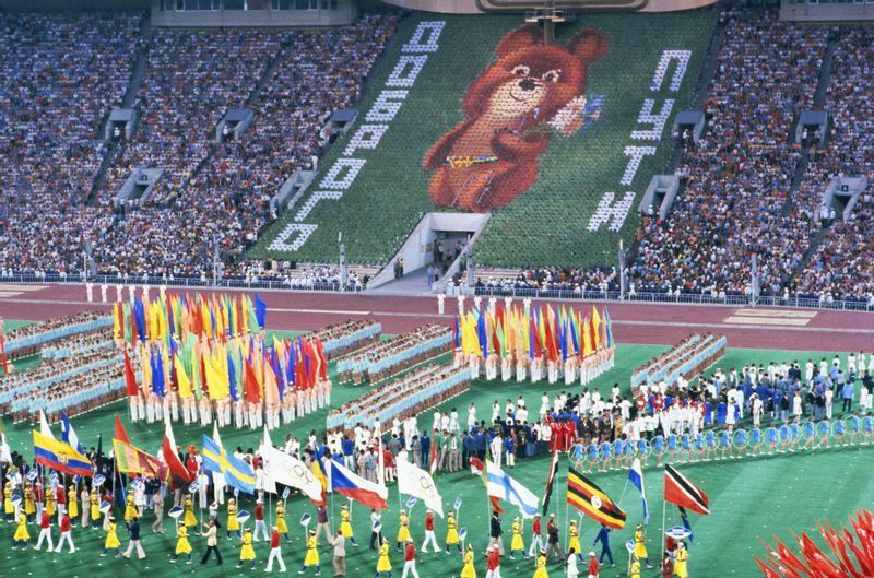 1980年モスクワ五輪の様子