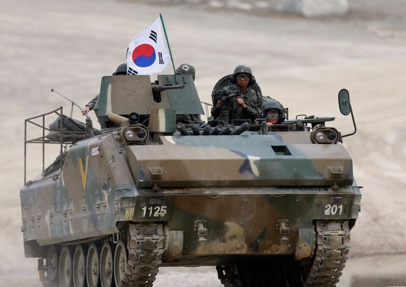2014年の米韓合同軍事訓練の様子