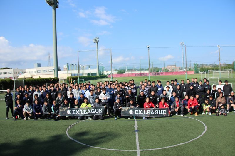 開会式もアントラーズのクラブハウス敷地で行われた 筆者撮影