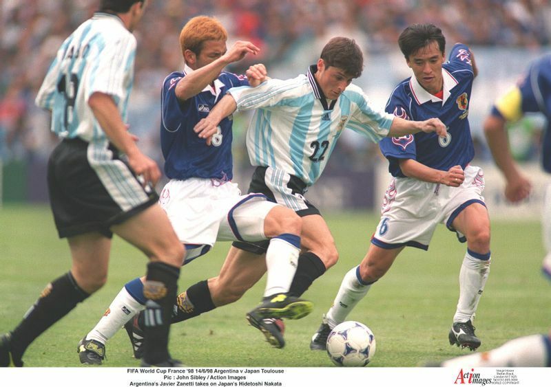 98年フランスW杯初戦、アルゼンチン戦での日本代表